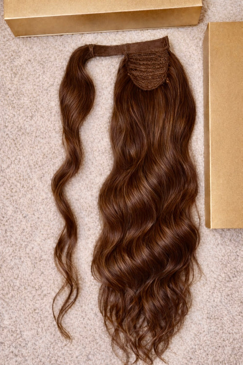 Premium  Wavy Ponytail Extension • Multi Colour • Buy Now Pay Later