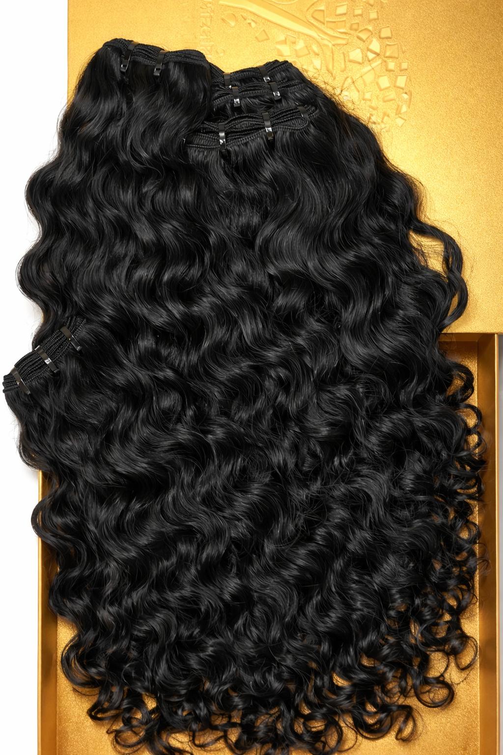 Raw Indian Remy Hair Extensions Curly - Single Donor
