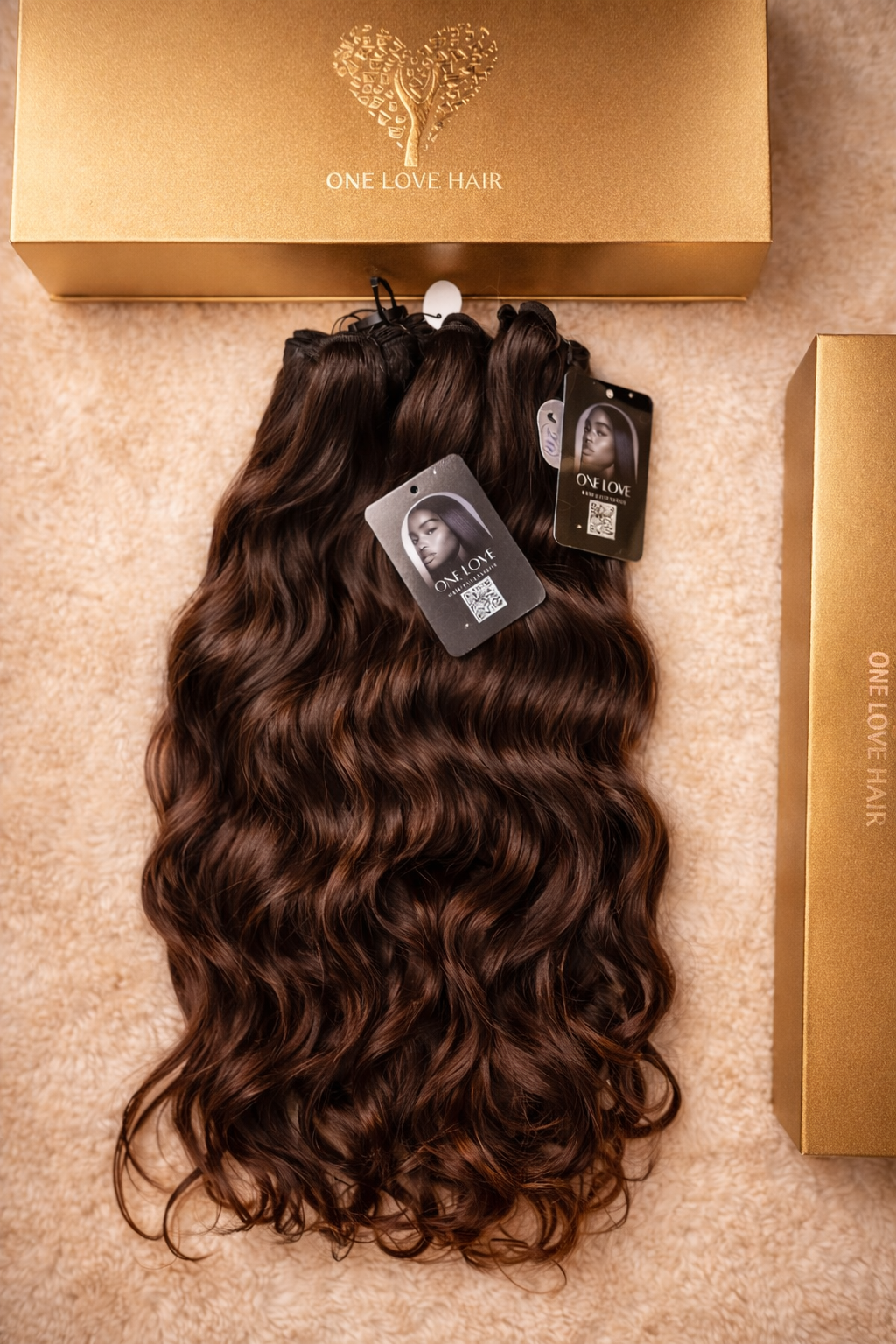 Premium Raw Indian Remy Hair Extensions Wavy • Buy Now Pay Later