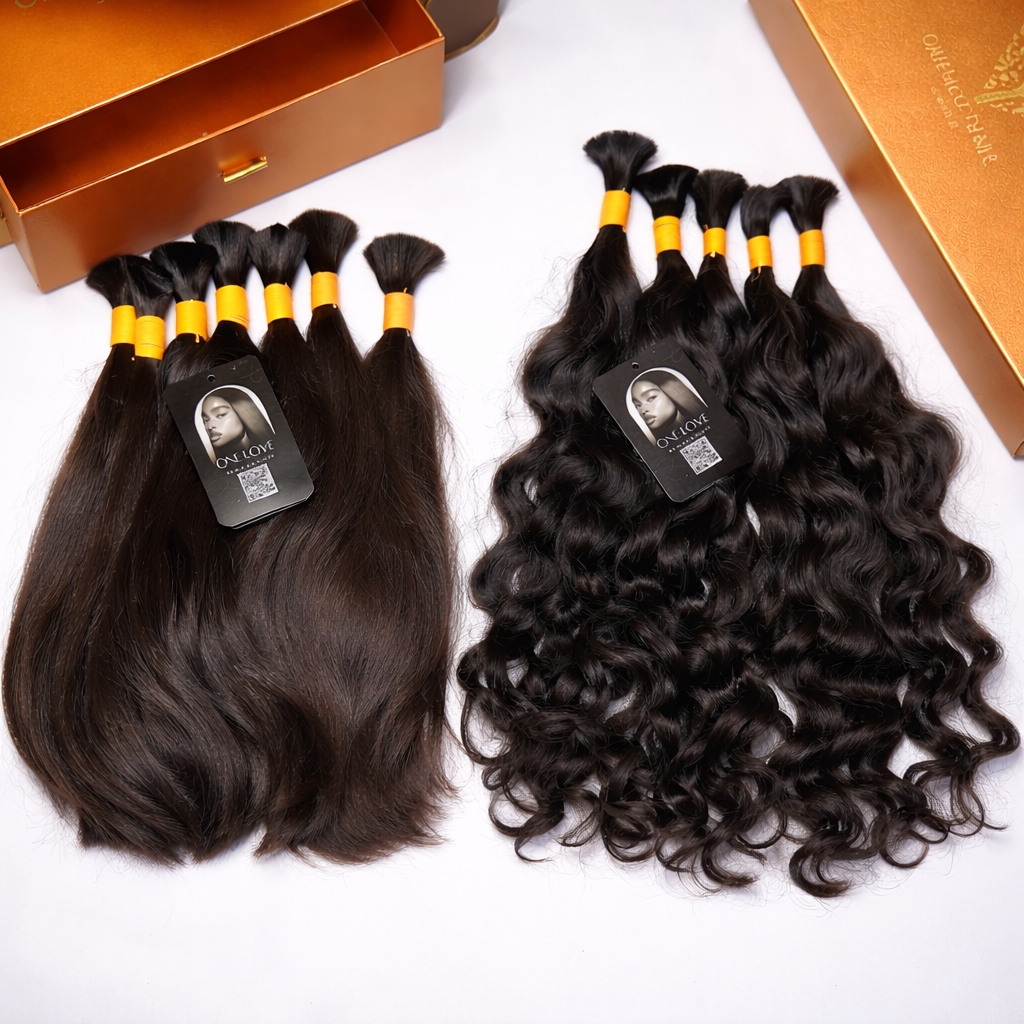 Hochwertige, unbehandelte indische Remy-Haarverlängerungen