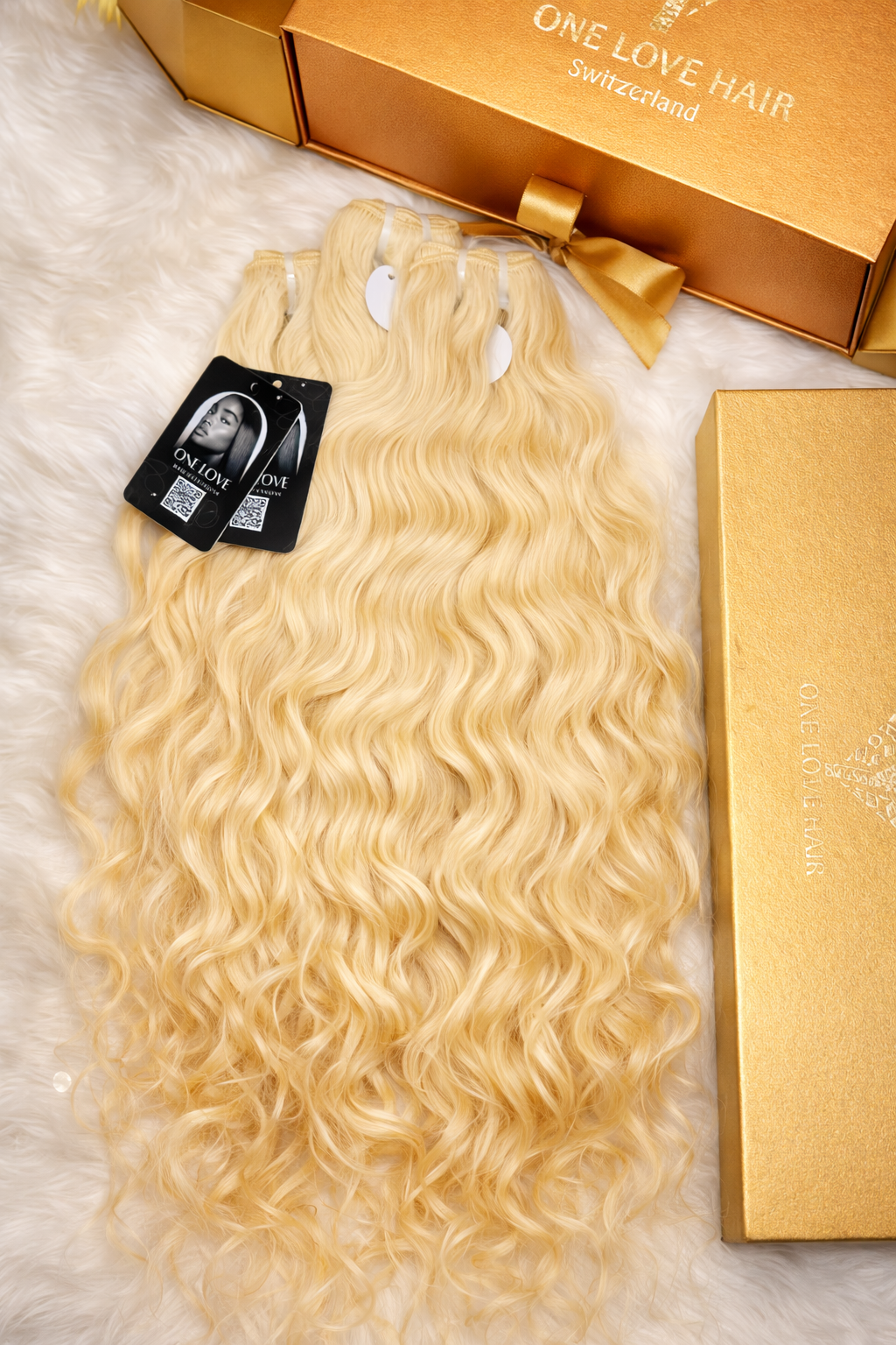 Premium Remy Blonde 613 Haarverlängerungen • Jetzt kaufen, später bezahlen