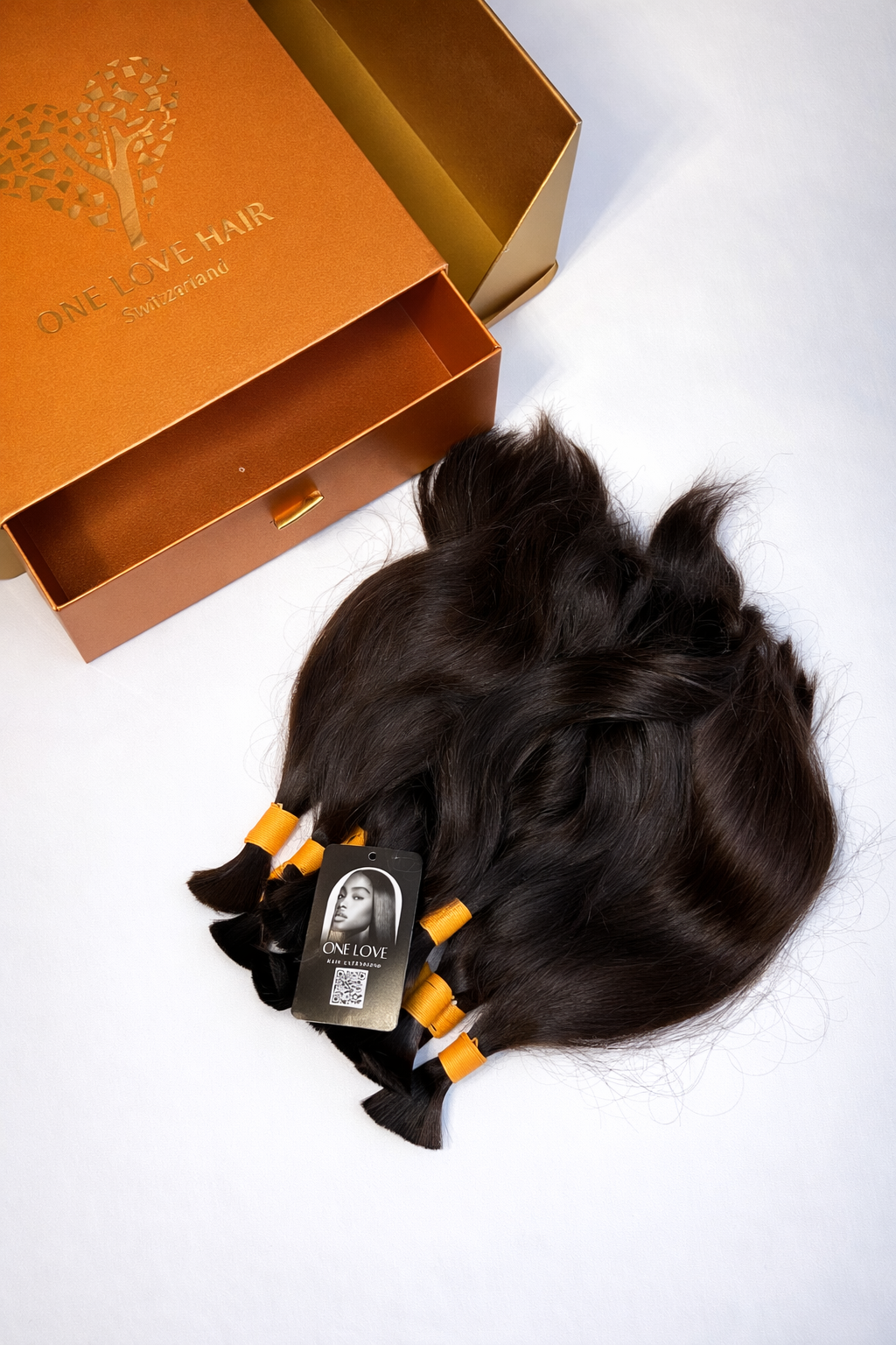 Hochwertige, unbehandelte indische Remy-Haarverlängerungen