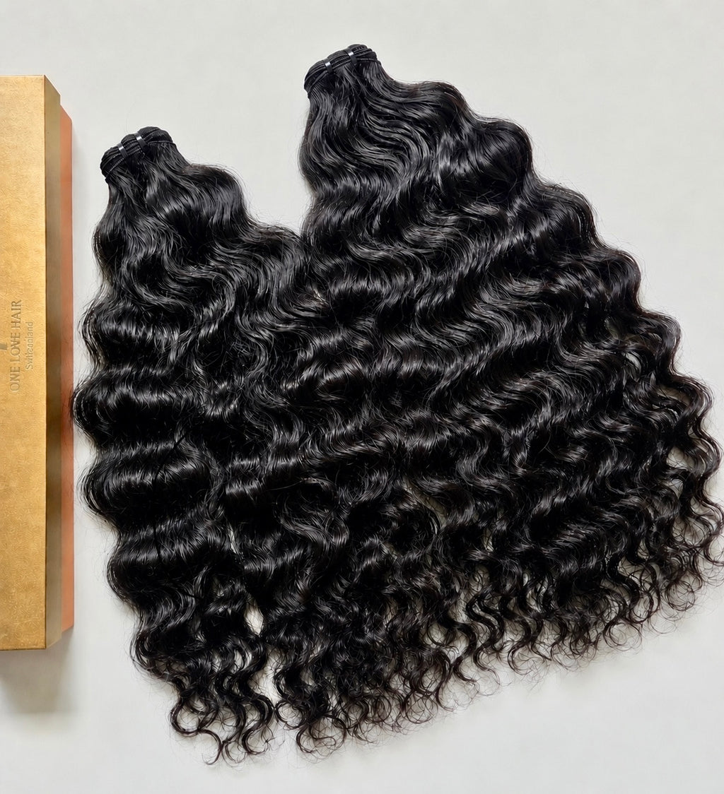 Premium Raw Indian Remy Hair Extensions Curly • Buy Now Pay Later
