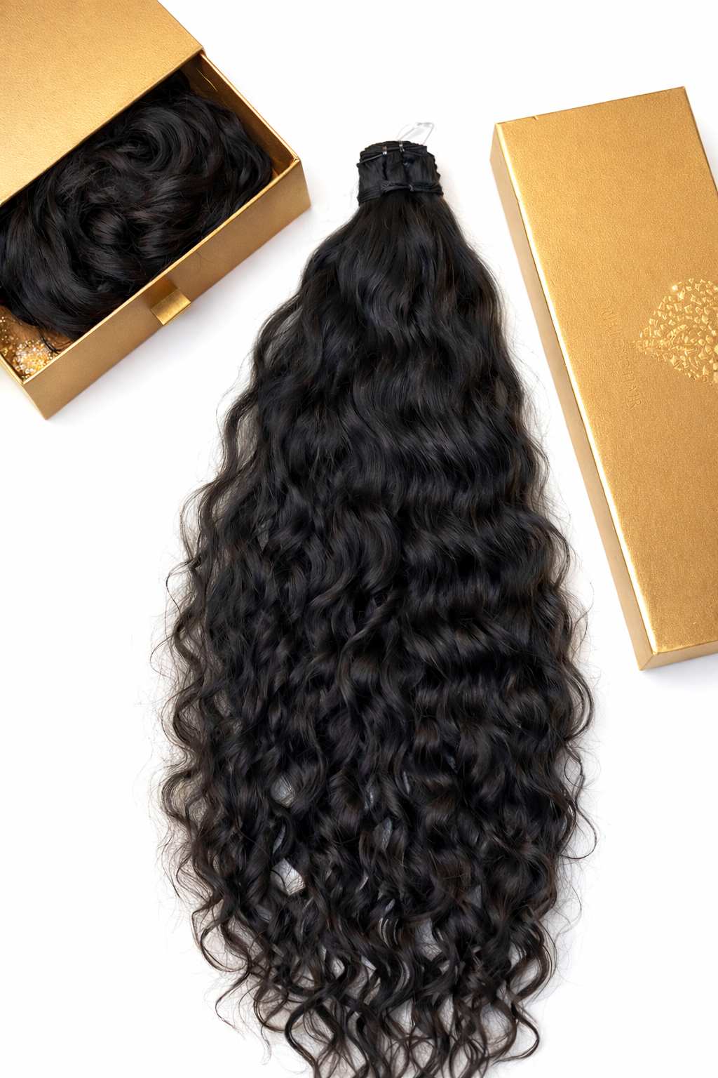Raw Indian Remy Hair Extensions Curly - Single Donor