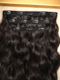 Premium Wavy Clip-In Hair Extensions 200 Grams 7 Sets  • Buy Now Pay Later