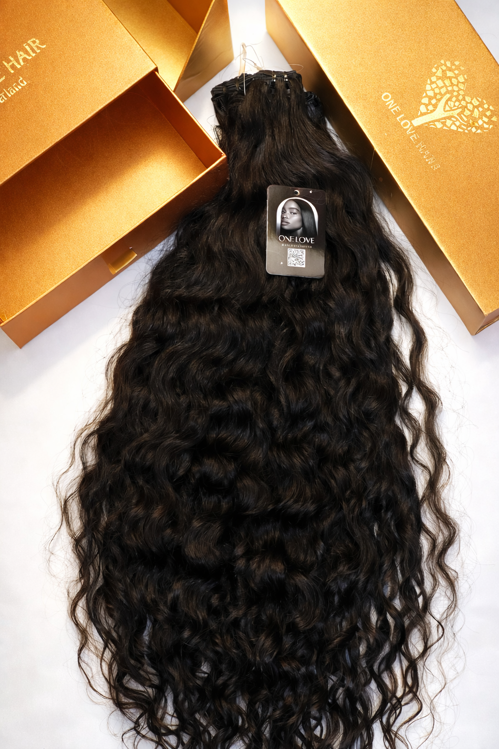 Raw Indian Remy Hair Extensions Curly - Single Donor