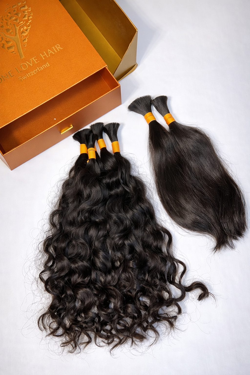 Hochwertige, unbehandelte indische Remy-Haarverlängerungen