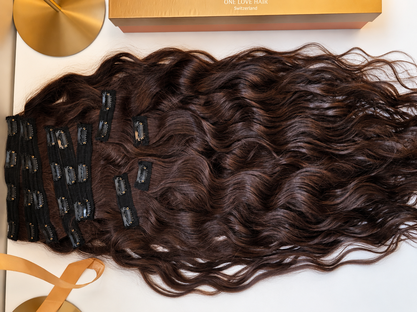Premium Wavy Clip-In Hair Extensions 200 Grams 7 Sets  • Buy Now Pay Later