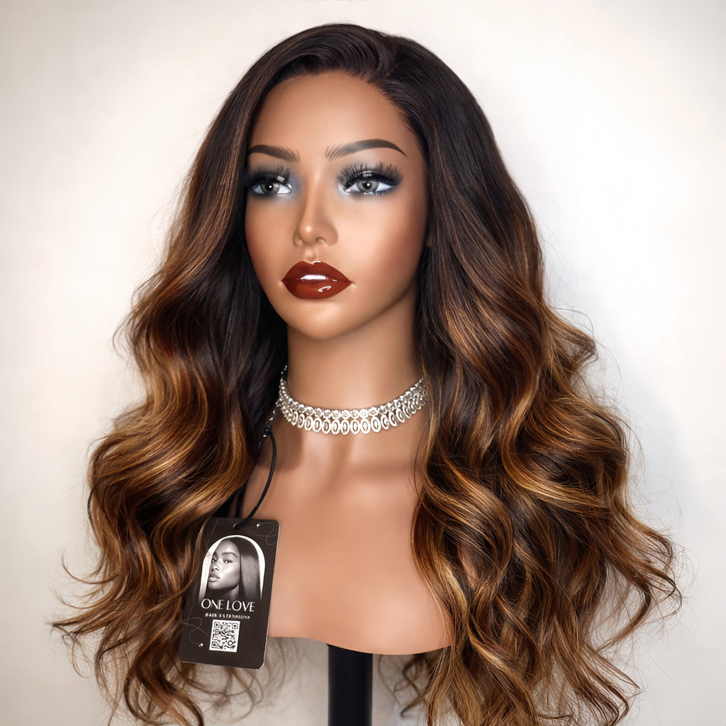 Collezione di Parrucche di Lusso con Balayage Marrone • Acquista Ora Paga Dopo