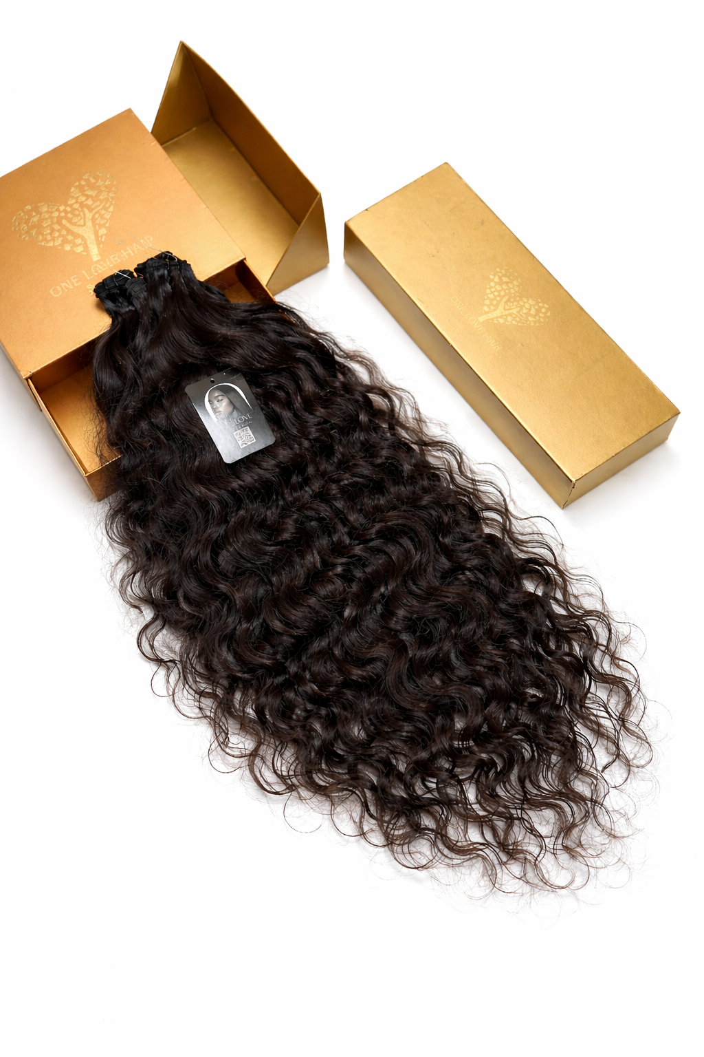 Raw Indian Remy Hair Extensions Curly - Single Donor