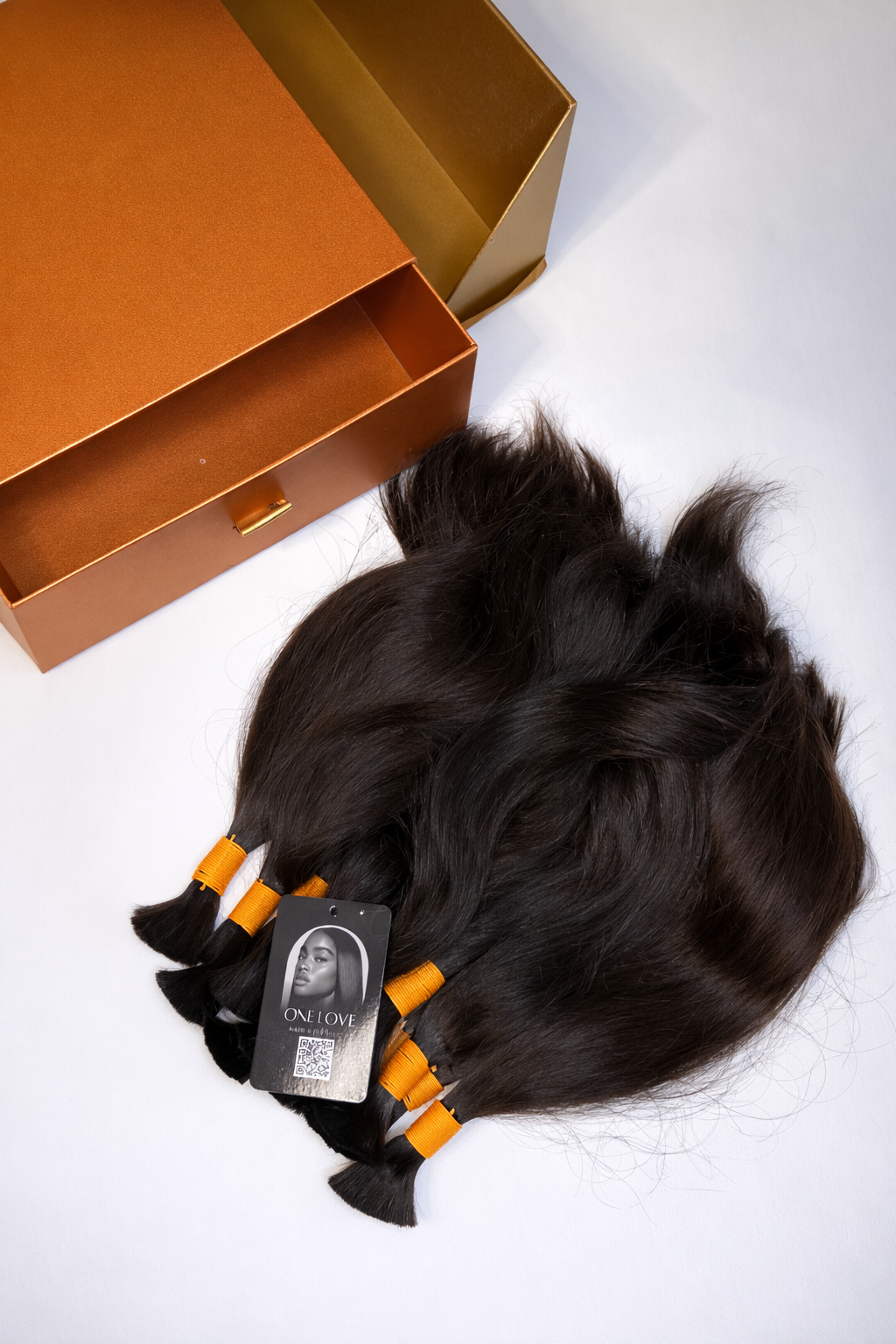 Hochwertige, unbehandelte indische Remy-Haarverlängerungen