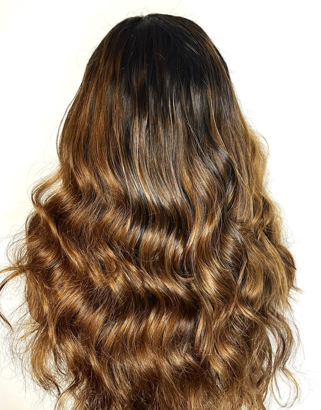 Luxuriöse braune Balayage-Perückenkollektion