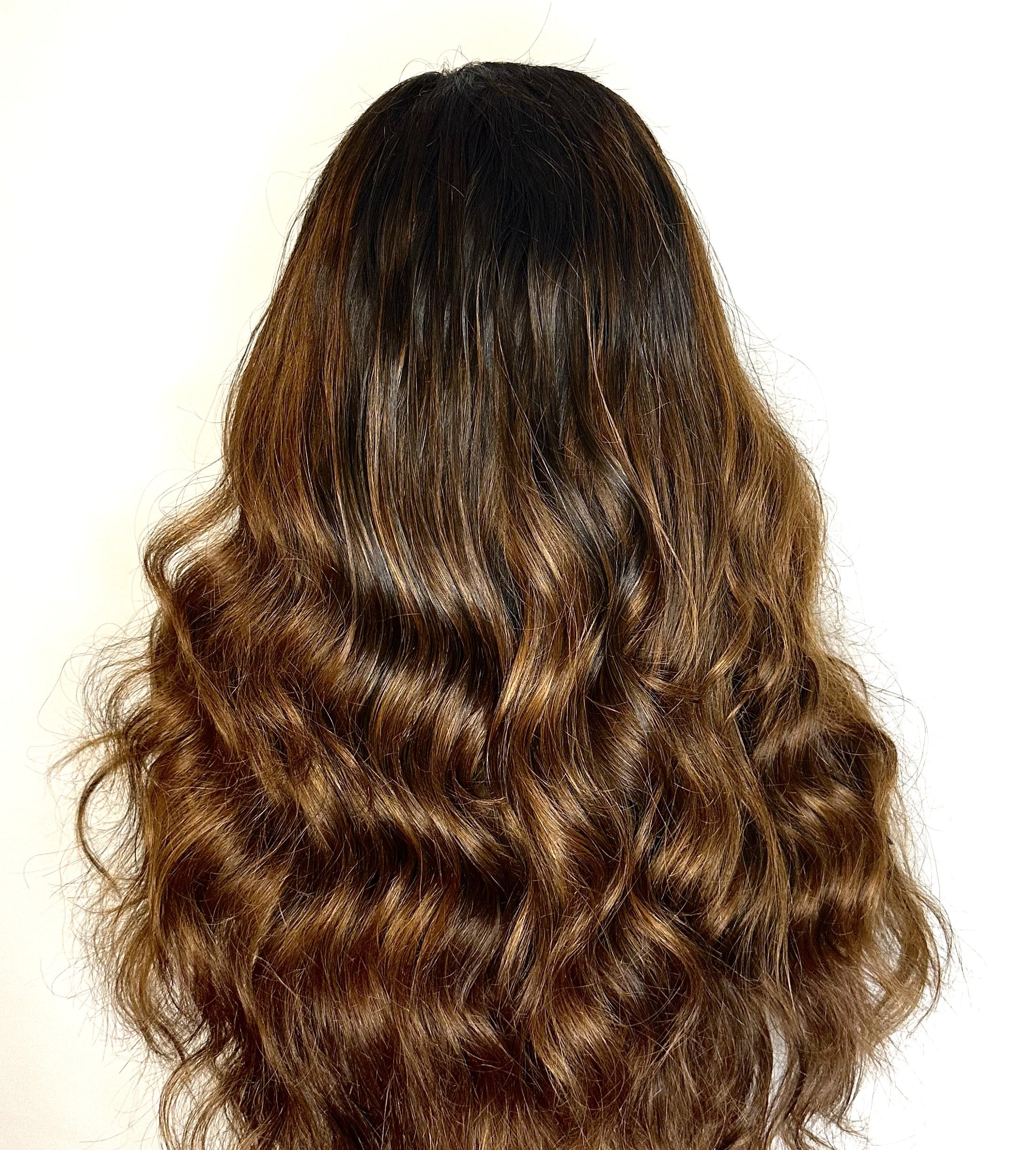 Luxuriöse braune Balayage-Perückenkollektion