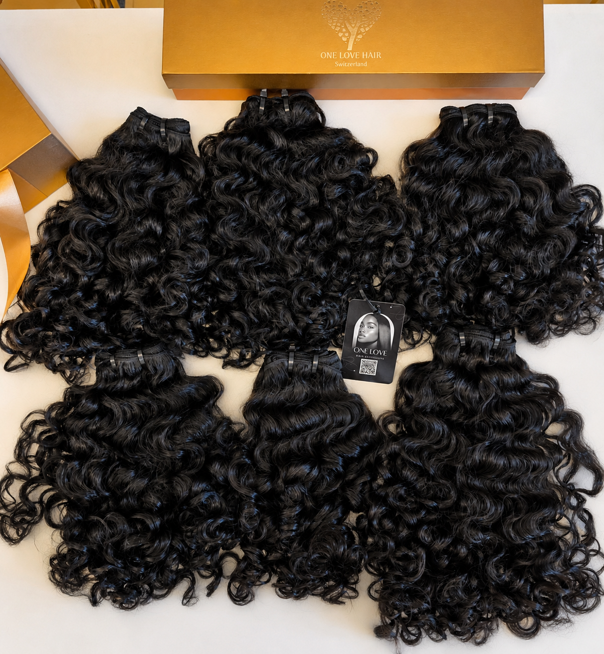 Premium Raw Indian Remy Hair Extensions Curly • Buy Now Pay Later
