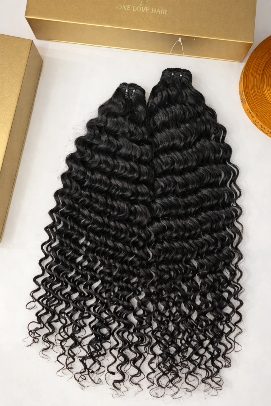 Silk Spiral Curly Raw Indian Remy Hair Extensions  • Buy Now Pay Later