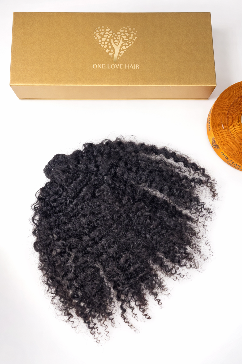 Crown Kinky Curly  Raw Indian Remy Hair Extensions  • Buy Now Pay Later