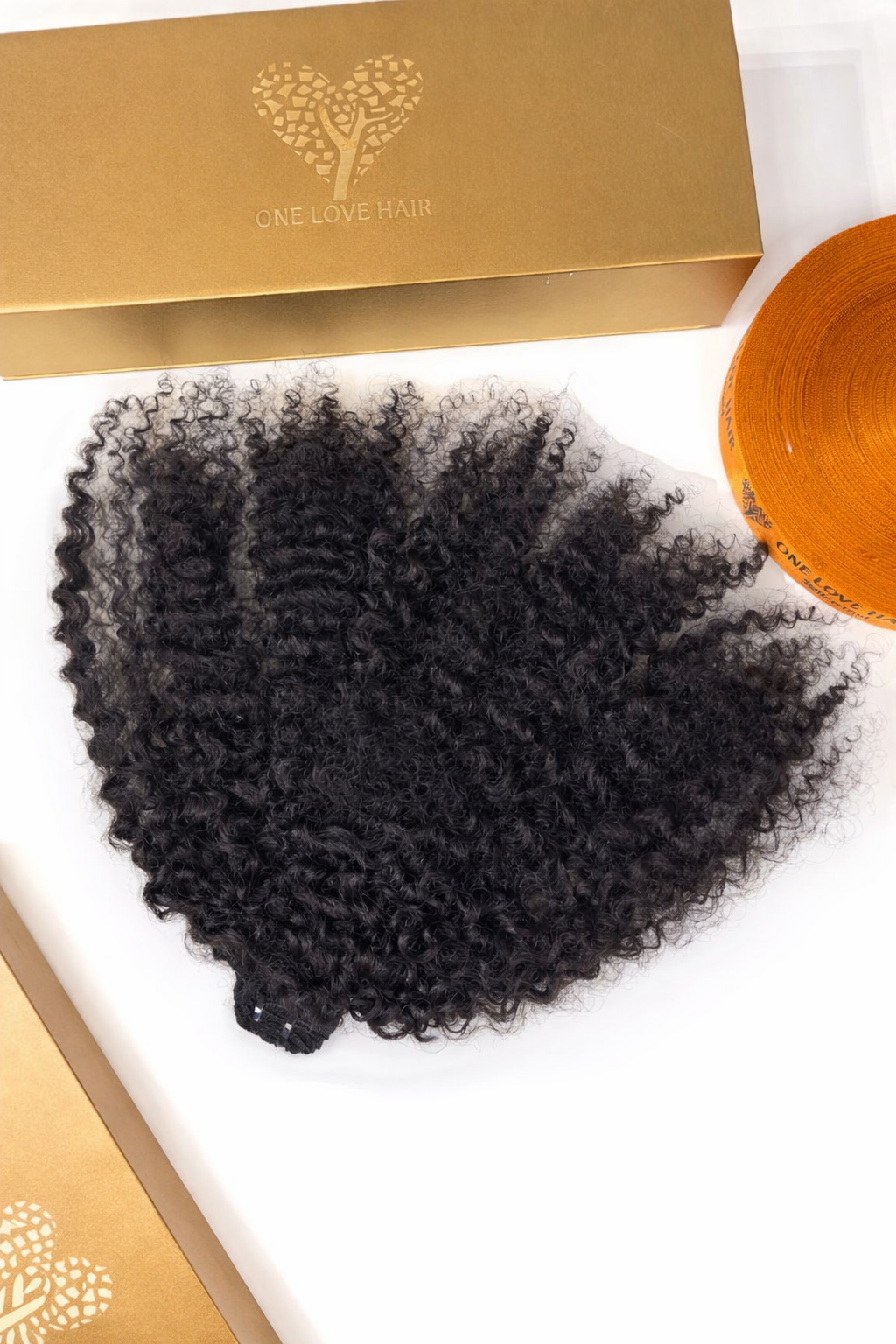 Crown Kinky Curly  Raw Indian Remy Hair Extensions  • Buy Now Pay Later