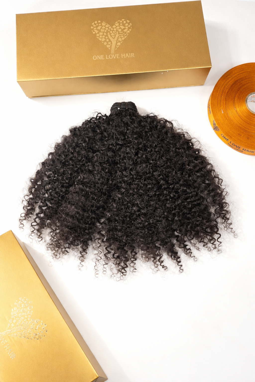 Premium Natural Curly Clip-In Hair Extensions 300 Grams 10 Sets
