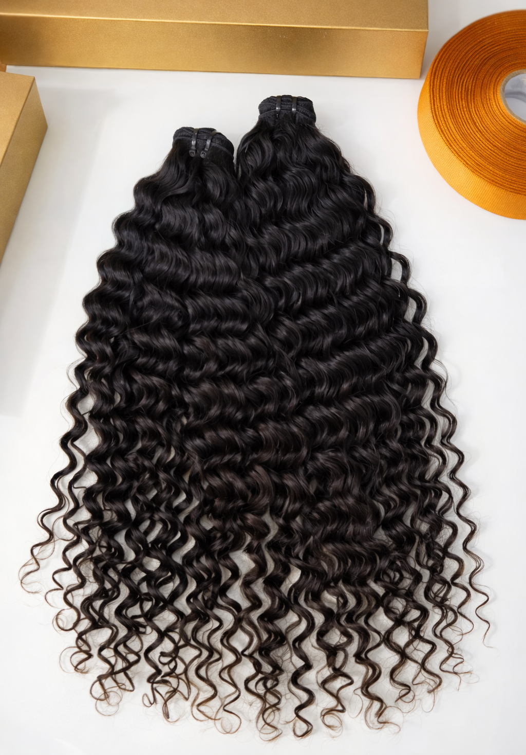 Silk Spiral Curly Raw Indian Remy Hair Extensions  • Buy Now Pay Later