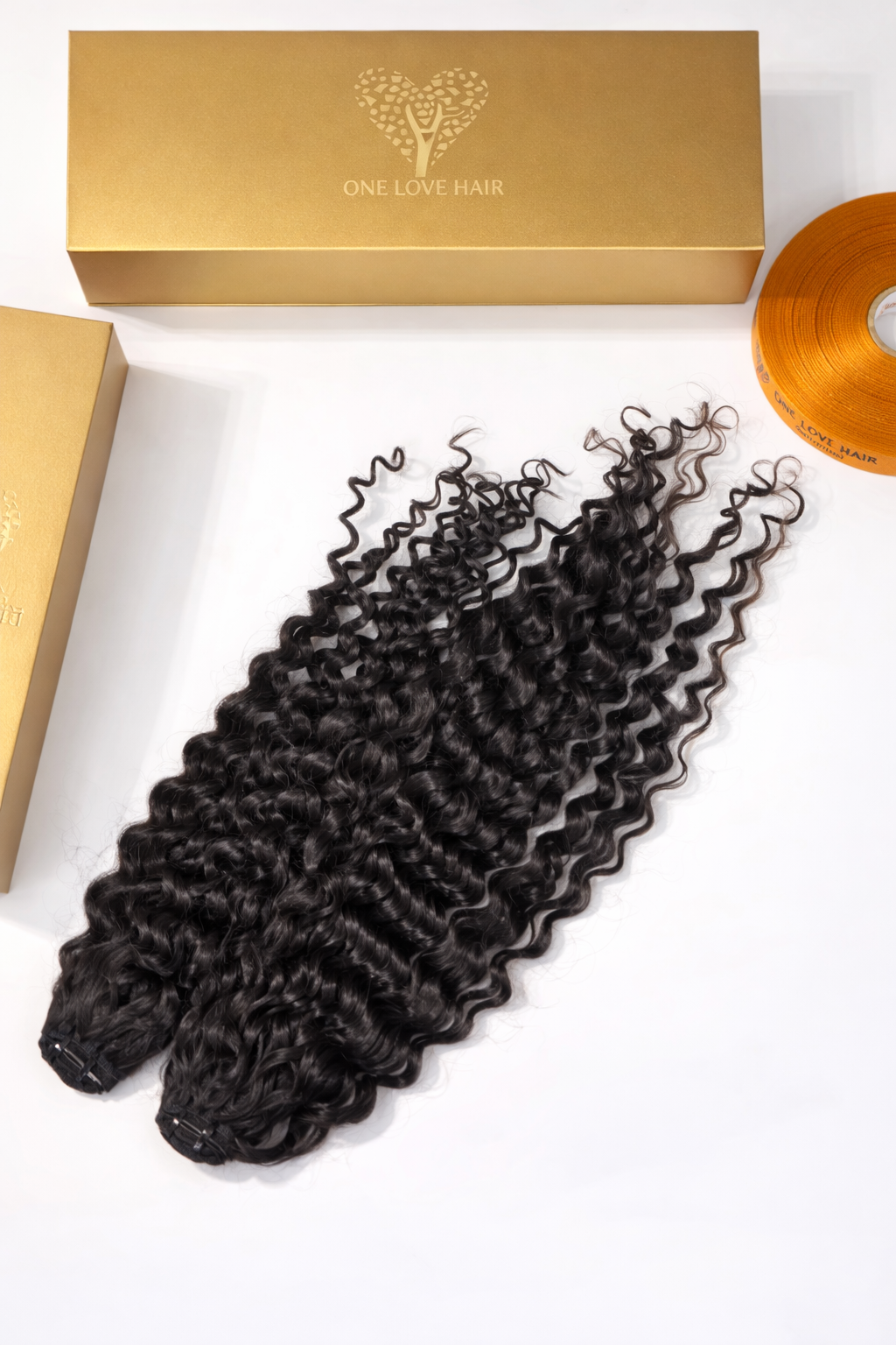 Silk Spiral Curly Raw Indian Remy Hair Extensions  • Buy Now Pay Later