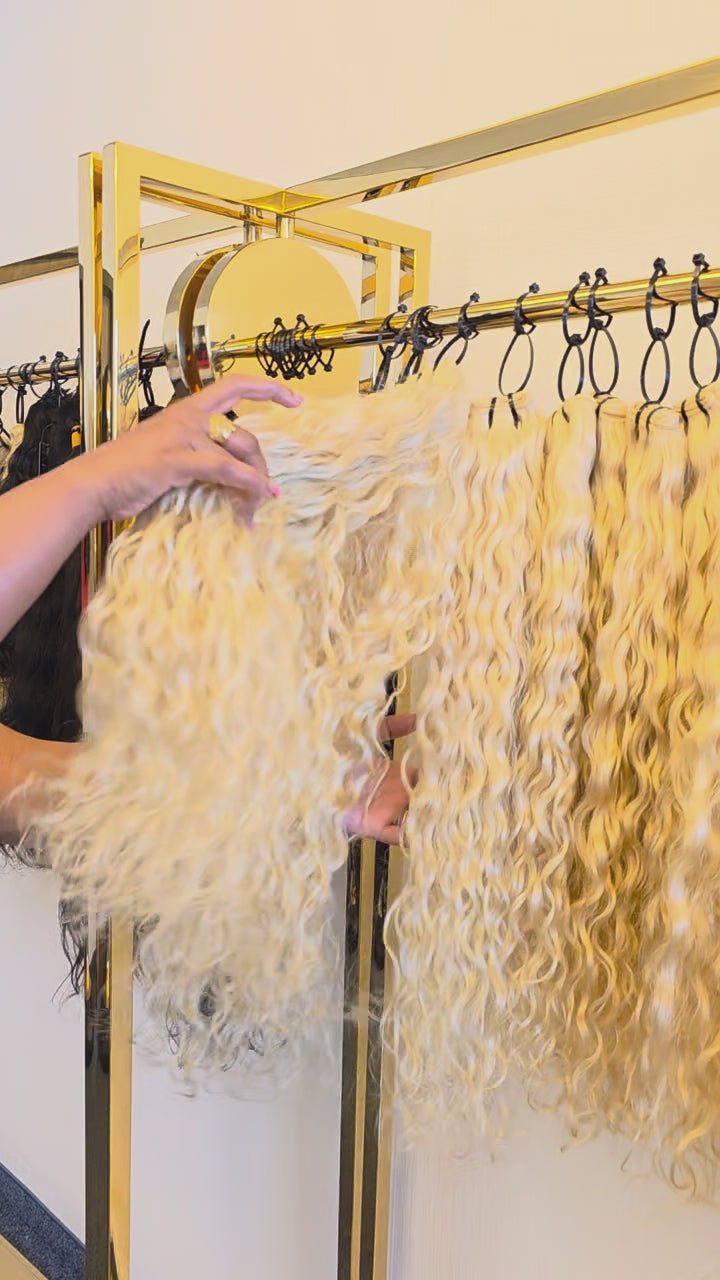 Premium Remy Blonde 613 Hair Extensions • Buy Now Pay Later